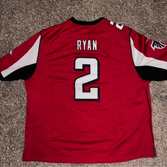 3XL Nike #2 Matt Ryan Atlanta Falcons Jersey On Field Fan/Replica Edition - Picture 11 of 14